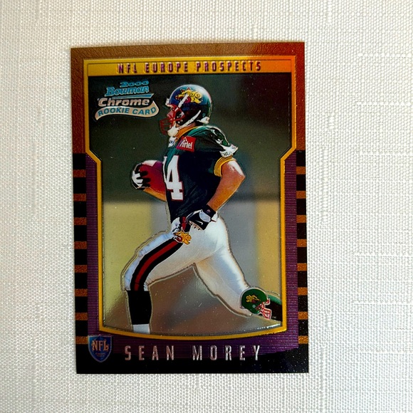 2000 Bowman Chrome Rookie Card Sean Morey Europe Prospects - Picture 2 of 5